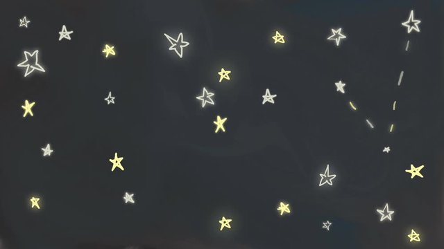 
00:01 | 00:15
1×

Night sky seamless loop animation background. You can see flashing and moving hand drawn stars 4K, 60 fps