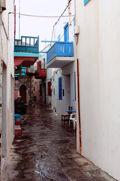 Fototapeta Old greek street