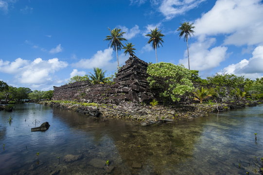 Ruined city of Nan Madol, Pohnpei (Ponape), Federated States of Micronesia, Caroline Islands, Central Pacific 