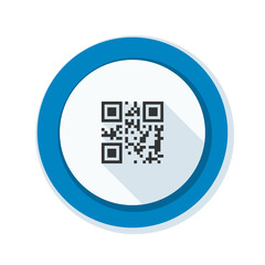 QR code button sign