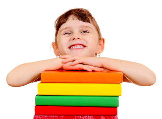 Small Girl with a Books