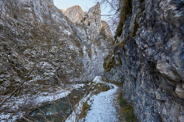 River in mountain pass