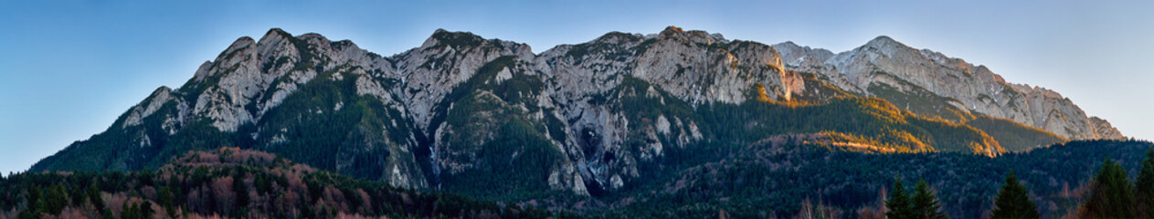Fototapeta premium Panorama of mountain peaks