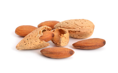 Almond in shell and shelled