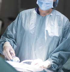 Fototapeta na wymiar Surgeon in hospital surgery