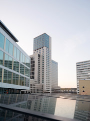 Berlin city modern buildings