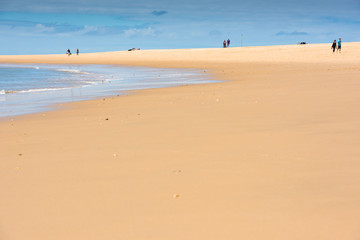 Sand Atlantic beach, France
