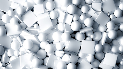 Gray background. 3d illustration, 3d rendering.