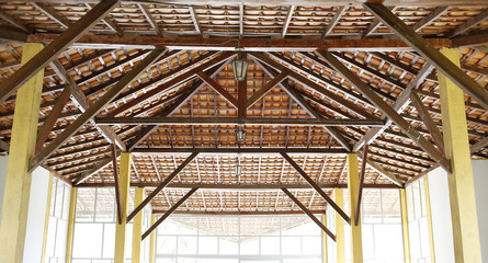 Precioso tejado desde el interior