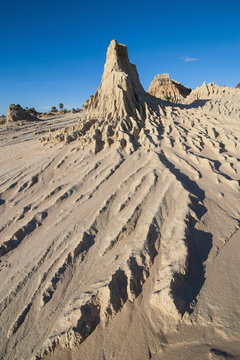 Walls of China, a series of Lunettes in the Mungo National Park, part of the Willandra Lakes Region, Victoria