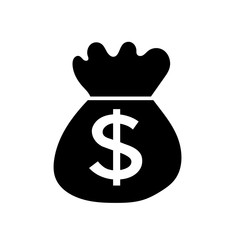 Money bag icon illustration design