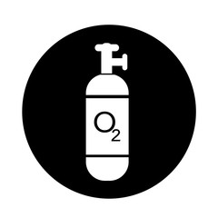 Oxygen Cylinder icon illustration design