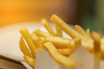 French fries, fried potatoes