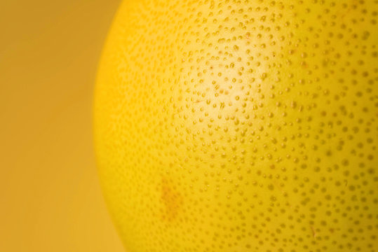 Close up view of a pomelo fruit