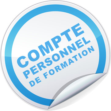 Sticker compte personnel de formation (CPF)