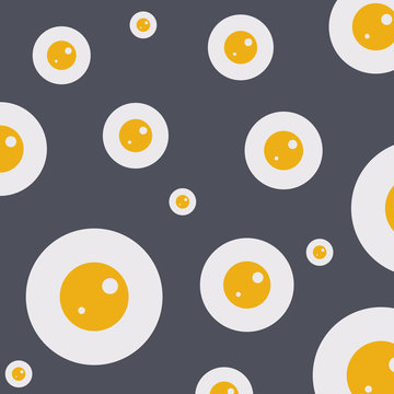 Abstract yellow-grey Pattern of Eggs