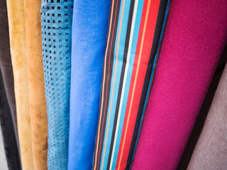 Colorful textiles