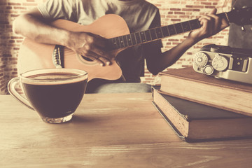 coffee guitar