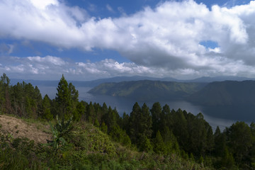 Fototapeta premium Lake Toba View.
