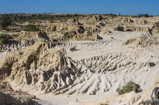 Walls of China, a series of Lunettes in the Mungo National Park, part of the Willandra Lakes Region, Victoria