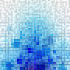 Vector Blue Mosaic Background