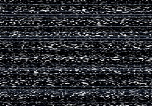 Bad Television Signal Illustration