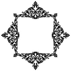 Elegant decorative frame