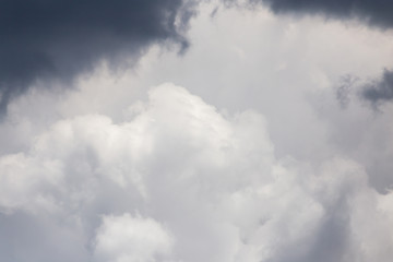 clouds in the sky as the background