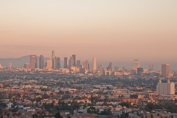 Naklejka na ściany i meble Los Angeles skyscrapers