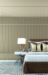 Modern luxury bedroom interior design
