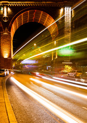 Die Hauptstrasse in Wuppertal-Barmen, Deutschland.