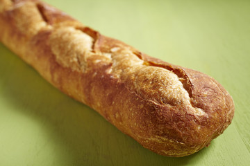 a loaf of American artisan bread