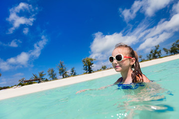 Cute little girl on vacation