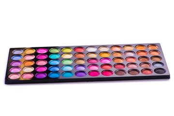 Naklejka premium Artist palette isolated on white