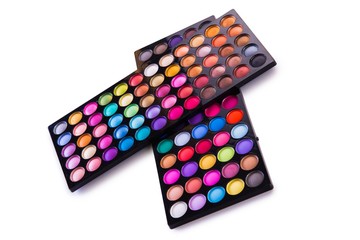 Artist palette isolated on white