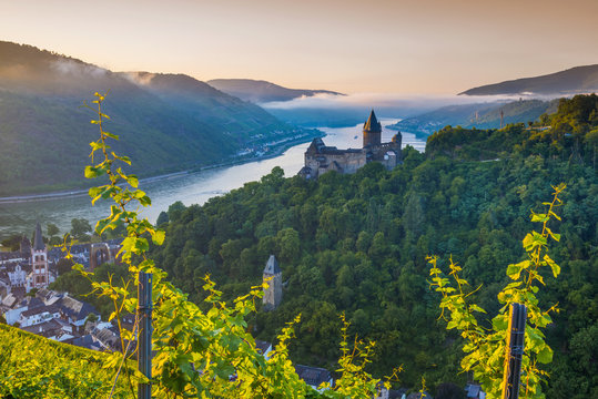 Bacharach on the River Rhine, Rhineland Palatinate, Germany