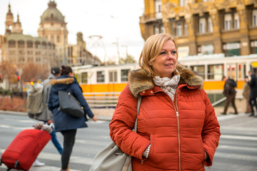 Nice woman on the street