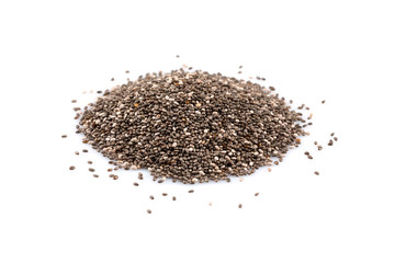 Chia seeds closeup