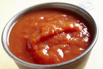 a cup of passata, the Italian tomato puree