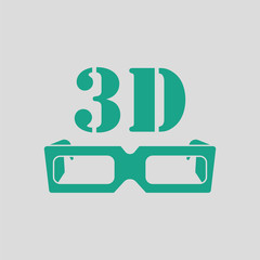 3d goggle icon