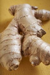 fresh, whole ginger root