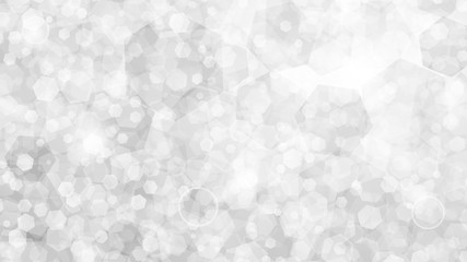 White abstract background of small hexagons