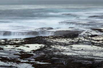 relaxing coastal scene