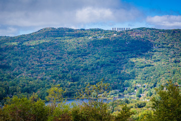 View of the Blue Ridge Mountains and Grandfather Lake from Grand