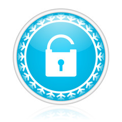 Christmas design blue vector web icon.