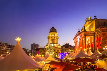 Fototapeten Berlin, Weihnachtsmarkt, Gendarmenmarkt © Sina Ettmer