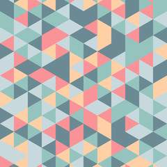 Abstract image of the bright triangles.