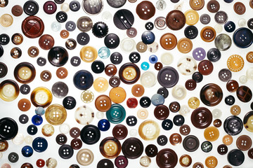 Detail of old buttons