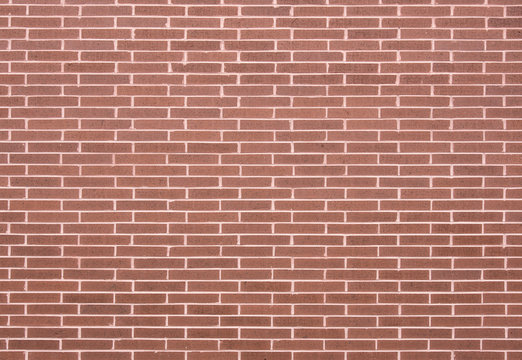 Orange Brick Wall Background