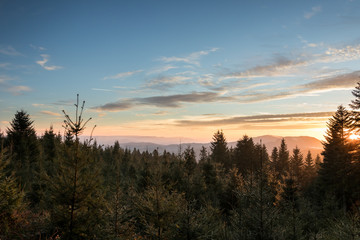 Fototapeta na wymiar Sonnenuntergang Schwarzwald